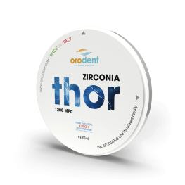 Disque en zircone THOR Multicouche 1200 Mpa