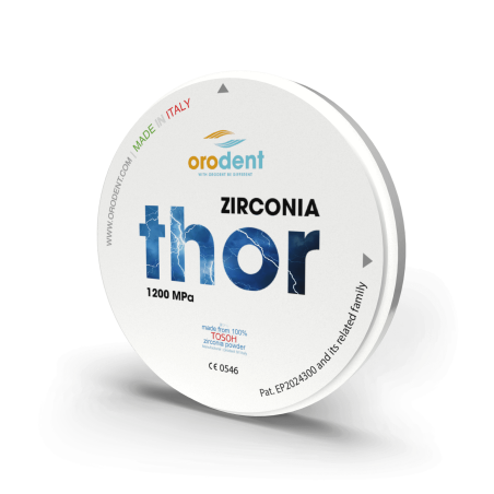 Disque en zircone THOR Multicouche 1200 Mpa